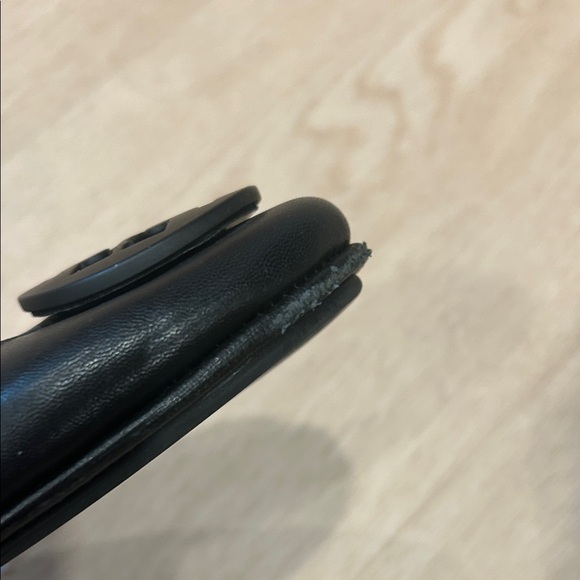 Tory Burch Black Leather Ballet Flats - Picture 4 of 15